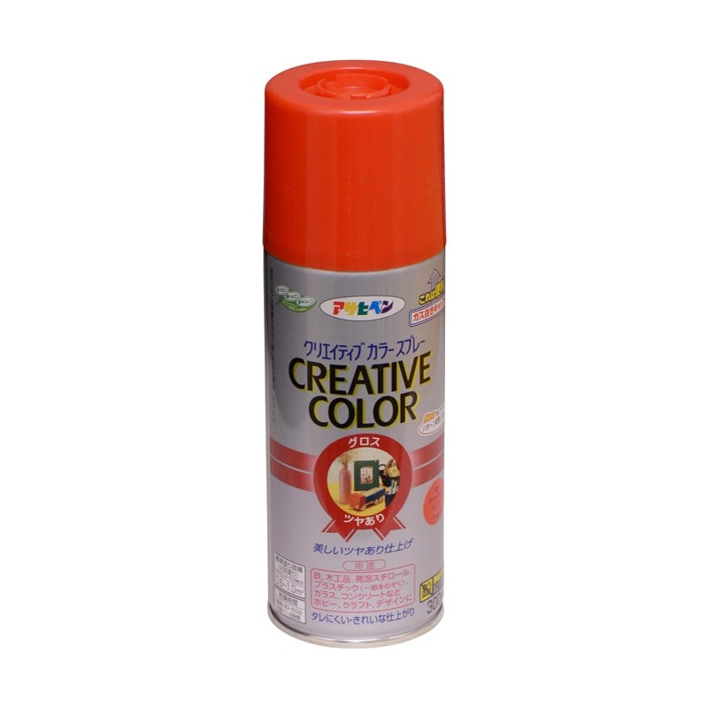 アサヒペン 9010143 クリエイティブカラースプレー300mLファイヤーR 1個（ご注文単位1個）【直送品】