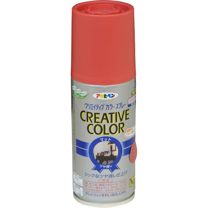 アサヒペン 9010182 クリエイティブカラースプレー 100mL ルビーR 1個（ご注文単位1個）【直送品】