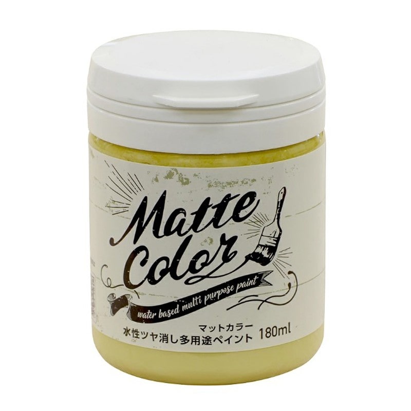 アサヒペン 9018578 水性多用途ペイントマットカラー180MLメイズBG 1個（ご注文単位1個）【直送品】