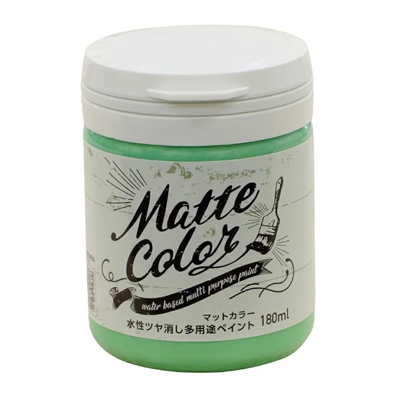 アサヒペン 9018593 水性多用途ペイントマットカラー180ML CGN 1個（ご注文単位1個）【直送品】