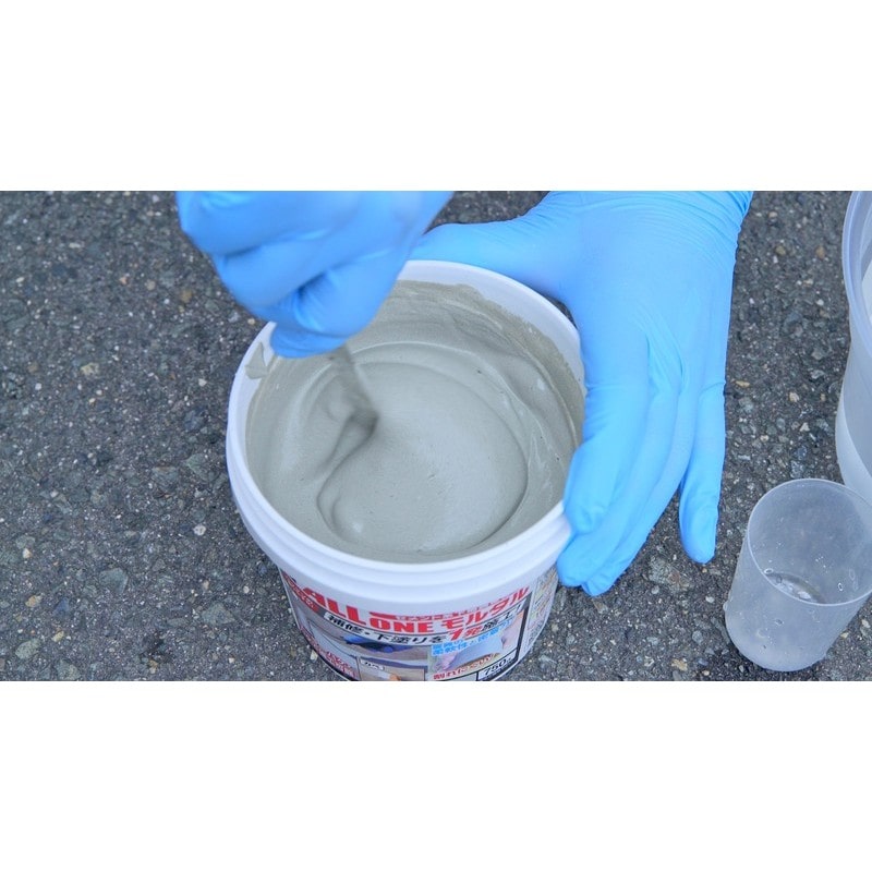 アサヒペン 9019220 AP オールワンモルタル 750g グレー 1個(ご注文単位1個)【直送品】