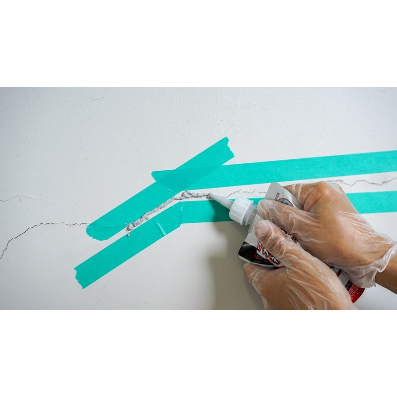 アサヒペン 9019325 ワンタッチ カベ用ひび割れ補修材200ml LGR W-108 1個（ご注文単位1個）【直送品】