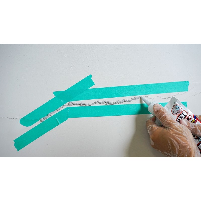 アサヒペン 9019325 ワンタッチ カベ用ひび割れ補修材200ml LGR W-108 1個（ご注文単位1個）【直送品】