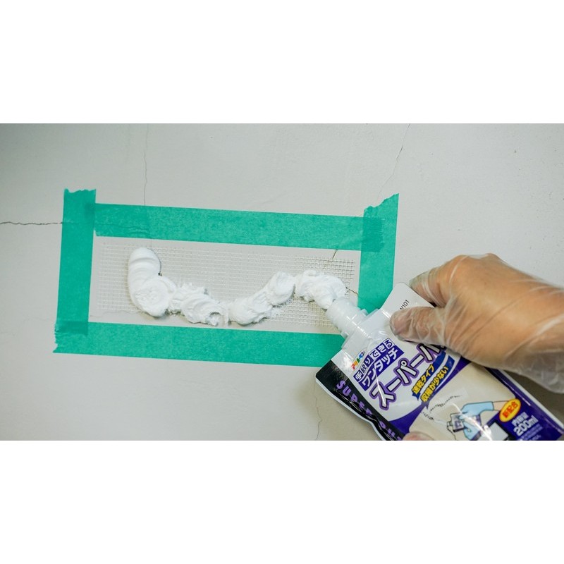 アサヒペン 9019327 ワンタッチスーパーパテ 200ml ホワイト 1個（ご注文単位1個）【直送品】