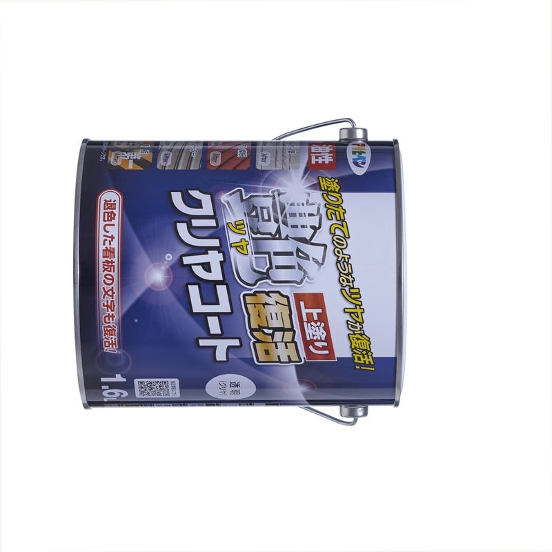 アサヒペン 9018993 油性ツヤ復活クリヤコート 1.6L クリア 1個（ご注文単位1個）【直送品】
