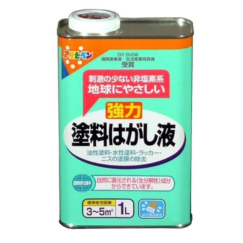 アサヒペン 9011507 塗料はがし液 1L 1個（ご注文単位1個）【直送品】