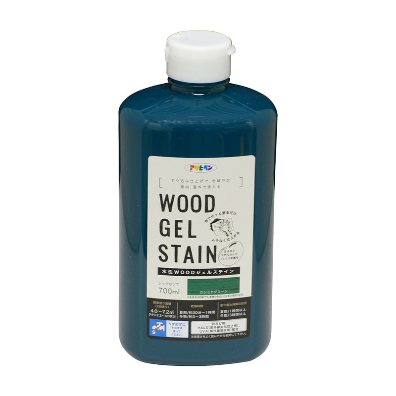 アサヒペン 9018160 水性WOODジェルステイン700ML カシミヤGN 1個（ご注文単位1個）【直送品】