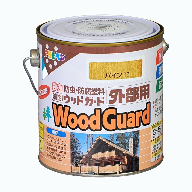 アサヒペン 9016887 ウッドガード 外部用 0.7L パイン 1個（ご注文単位1個）【直送品】