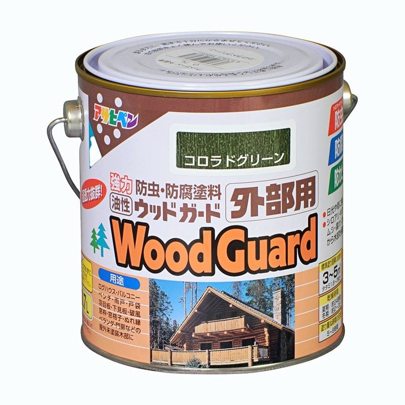 アサヒペン 9016893 ウッドガード 外部用 0.7L コロラドグ 1個（ご注文単位1個）【直送品】