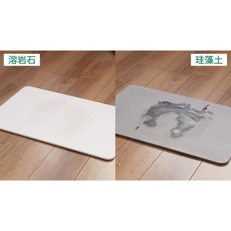 アサヒペン 9019254 溶岩石バスマット ソフトタイプ グレー YS-02M 1個(ご注文単位1個)【直送品】