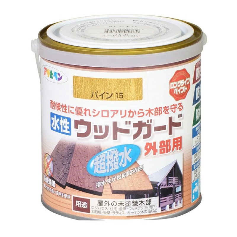 アサヒペン 9011669 水性ウッドガード外部用 0.7L パイン 1個（ご注文単位1個）【直送品】
