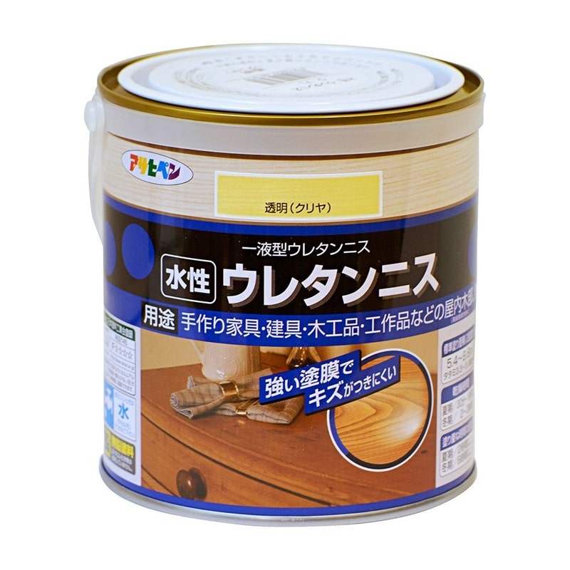 アサヒペン 9018201 水性ウレタンニス 0.7L 透明クリヤ 1個（ご注文単位1個）【直送品】