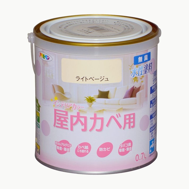 アサヒペン 9017627 NEW水性インテリアカラー屋内カベ0.7L LBG 1個（ご注文単位1個）【直送品】