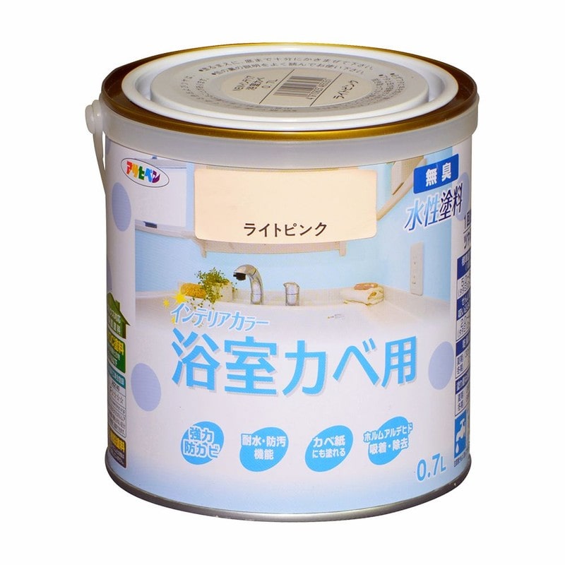 アサヒペン 9017651 NEW水性インテリアカラー浴室カベ0.7L LPK 1個（ご注文単位1個）【直送品】