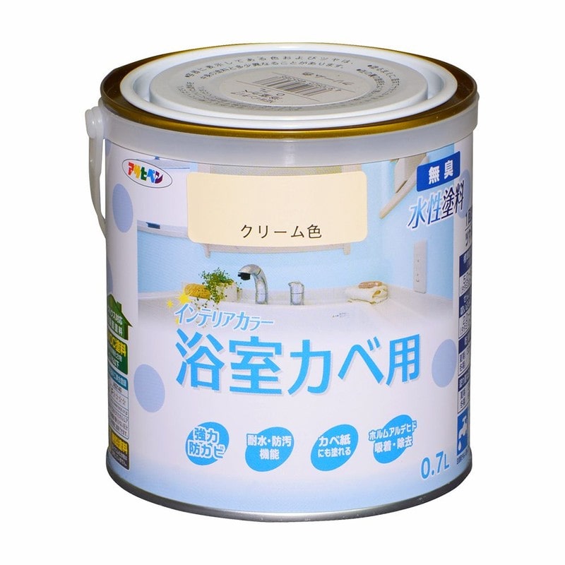 アサヒペン 9017652 NEW水性インテリアカラー浴室カベ0.7LCM 1個（ご注文単位1個）【直送品】