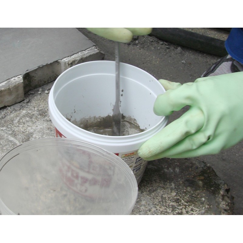 アサヒペン 9018914 AP 外カベ・ブロック塀用セメント グレー 3KG 1個（ご注文単位1個）【直送品】