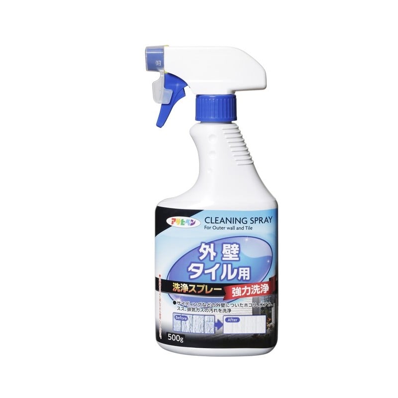 アサヒペン 9018998 S031 外壁・タイル用洗浄スプレー 500g 1個（ご注文単位1個）【直送品】