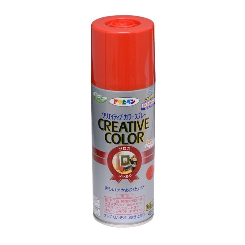 アサヒペン 9010070 クリエイティブカラースプレー 420mL FRD 1個（ご注文単位1個）【直送品】