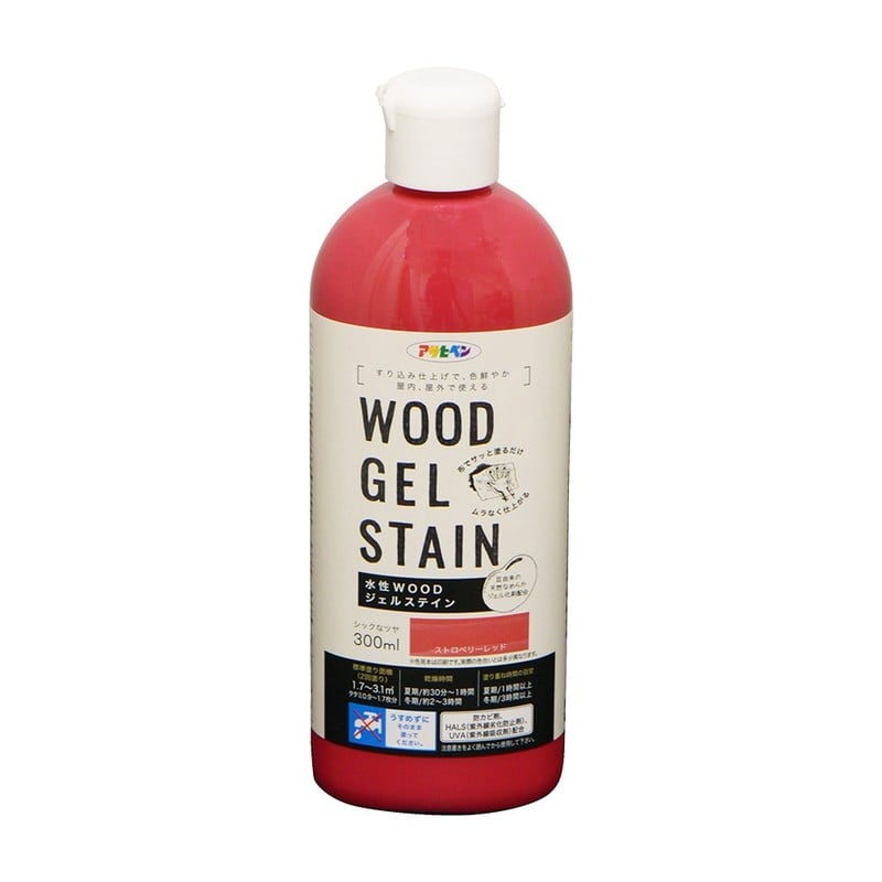 アサヒペン 9018144 水性WOODジェルステイン 300ML SRD 1個（ご注文単位1個）【直送品】