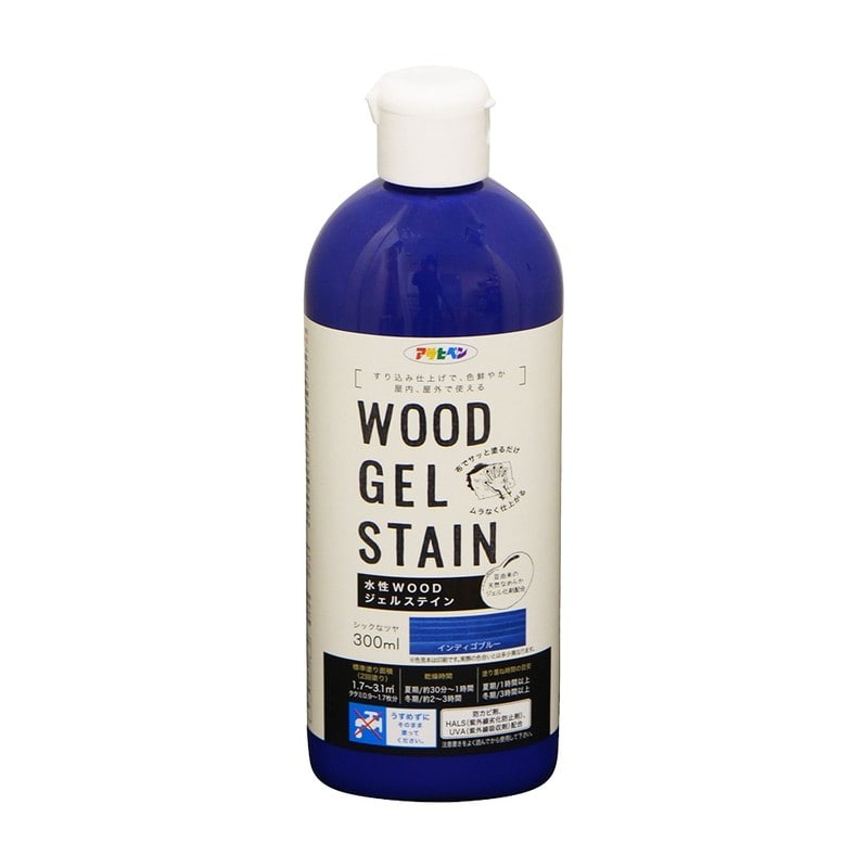 アサヒペン 9018149 水性WOODジェルステイン300ML IBL 1個（ご注文単位1個）【直送品】