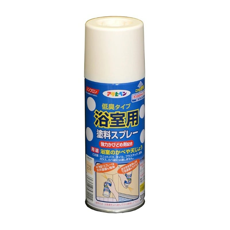 アサヒペン 9010946 浴室用塗料スプレー 300ML ペールピンク 1個（ご注文単位1個）【直送品】