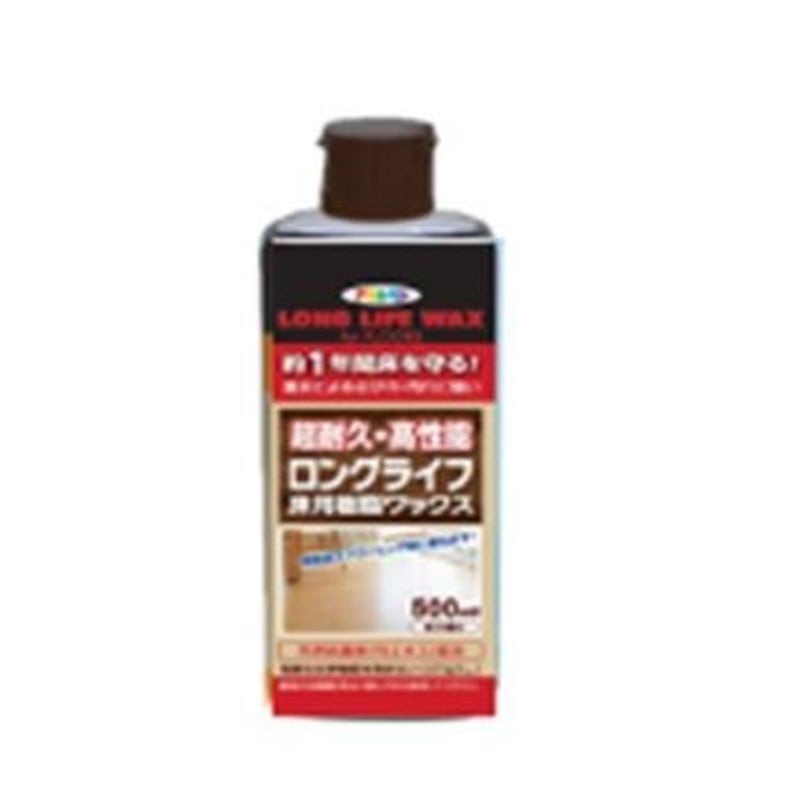 アサヒペン 9019007 AP ロングライフフロア用樹脂ワックス 500ML 1個（ご注文単位1個）【直送品】