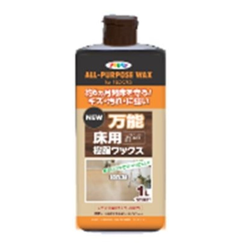 アサヒペン 9019004 AP NEW万能床用樹脂ワックス 1L 1個（ご注文単位1個）【直送品】