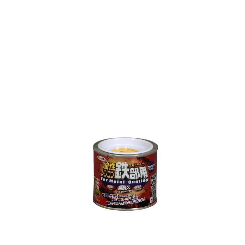 アサヒペン 9010758 AP 油性シリコン鉄部用 1/5L 黄色 1個(ご注文単位1個)【直送品】