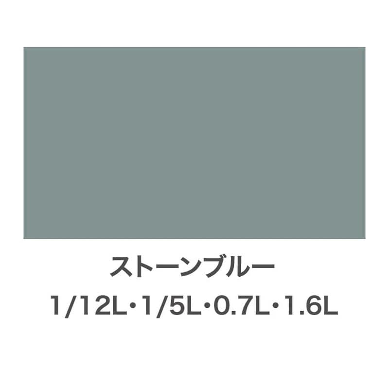 アサヒペン 9011872 油性スーパーコート 1/12L ストーンブルー 1個（ご注文単位1個）【直送品】