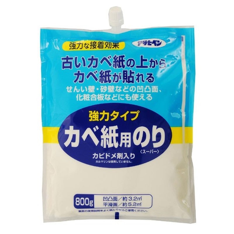 アサヒペン 9015711 強力タイプカベ紙用のり 800g #774 1個(ご注文単位1個)【直送品】
