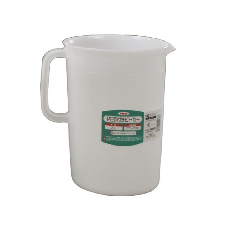 アサヒペン 9016185 手付きビーカー 3L #3012-06 1個（ご注文単位1個）【直送品】
