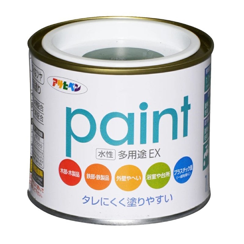 アサヒペン 9017311 水性多用途EX 1/5L 緑 1個（ご注文単位1個）【直送品】