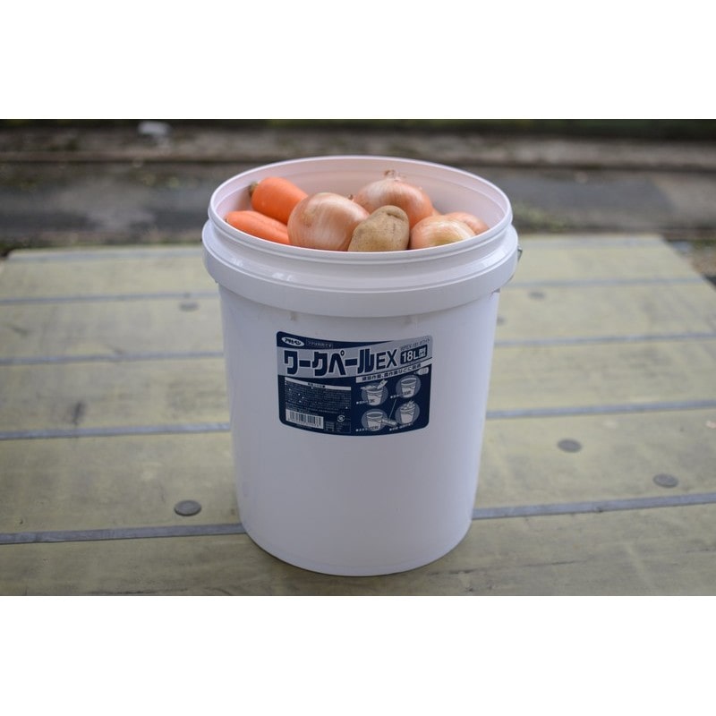 アサヒペン 9018514 ワークペールEX 18L型 WPEX-181WH 1個（ご注文単位1個）【直送品】