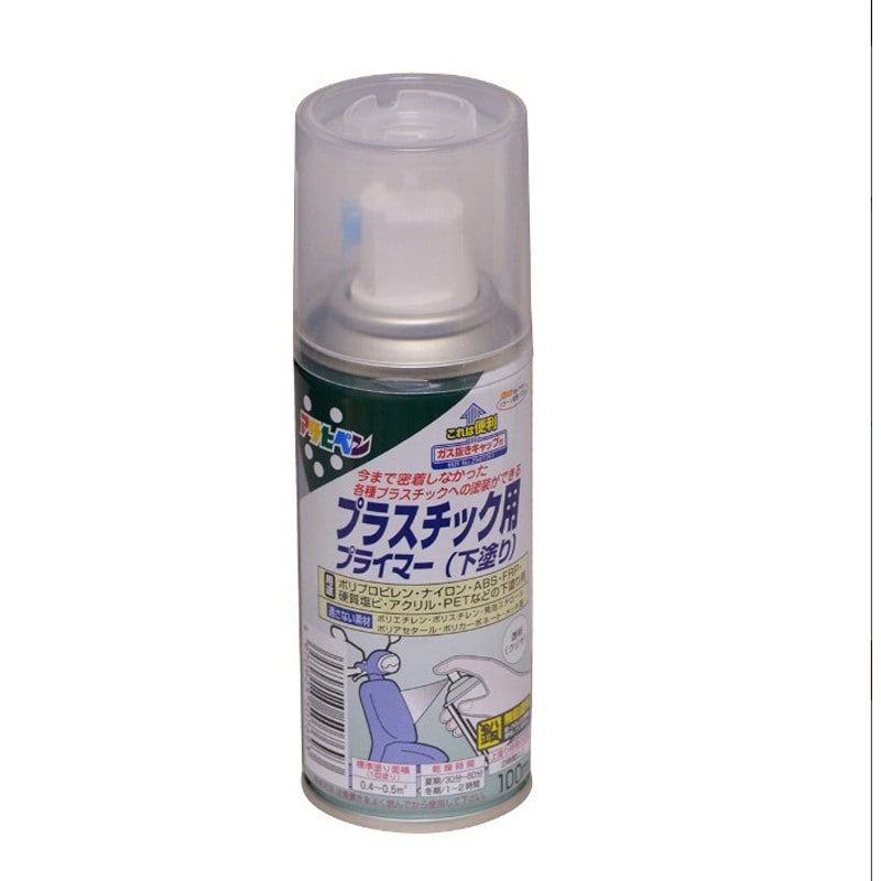 アサヒペン 901299 プラスチック用プライマー 100mL クリヤ 1個（ご注文単位1個）【直送品】