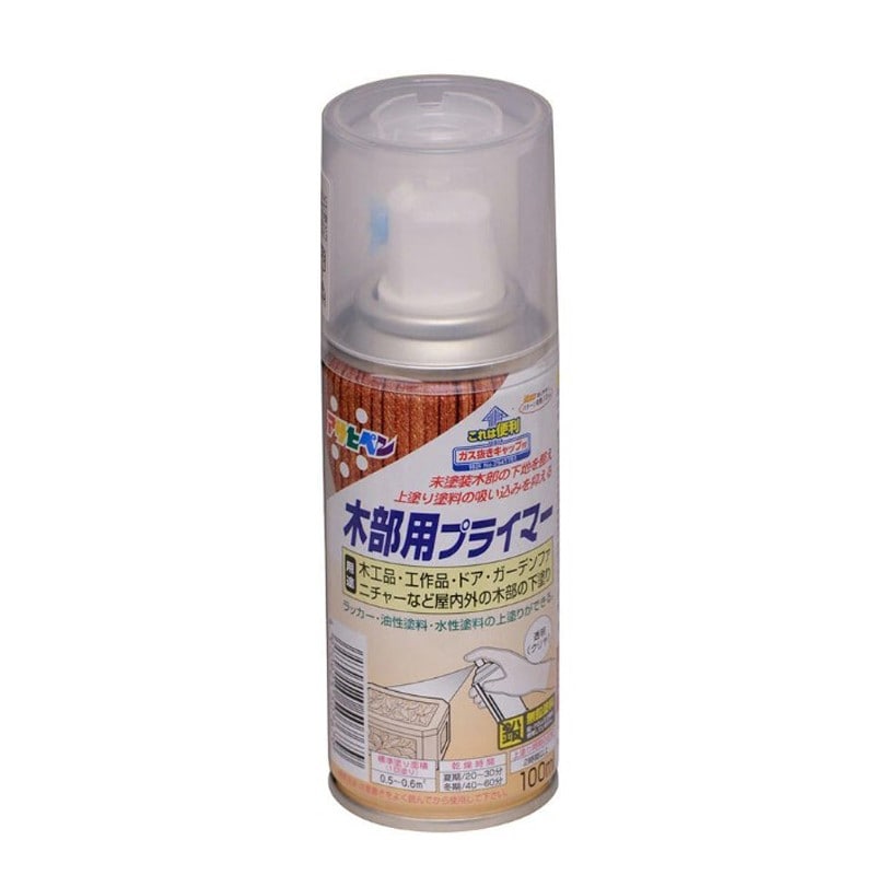 アサヒペン 901295 木部用プライマー 100mL クリヤ 1個（ご注文単位1個）【直送品】