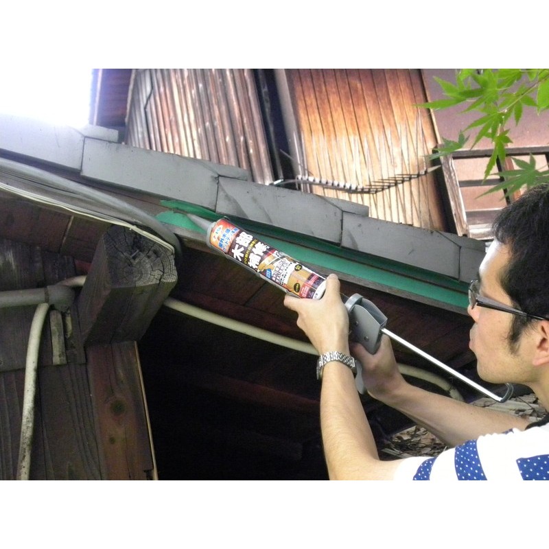 アサヒペン 900156 木部補修材 320ml こげ茶 M001 1個(ご注文単位1個)【直送品】