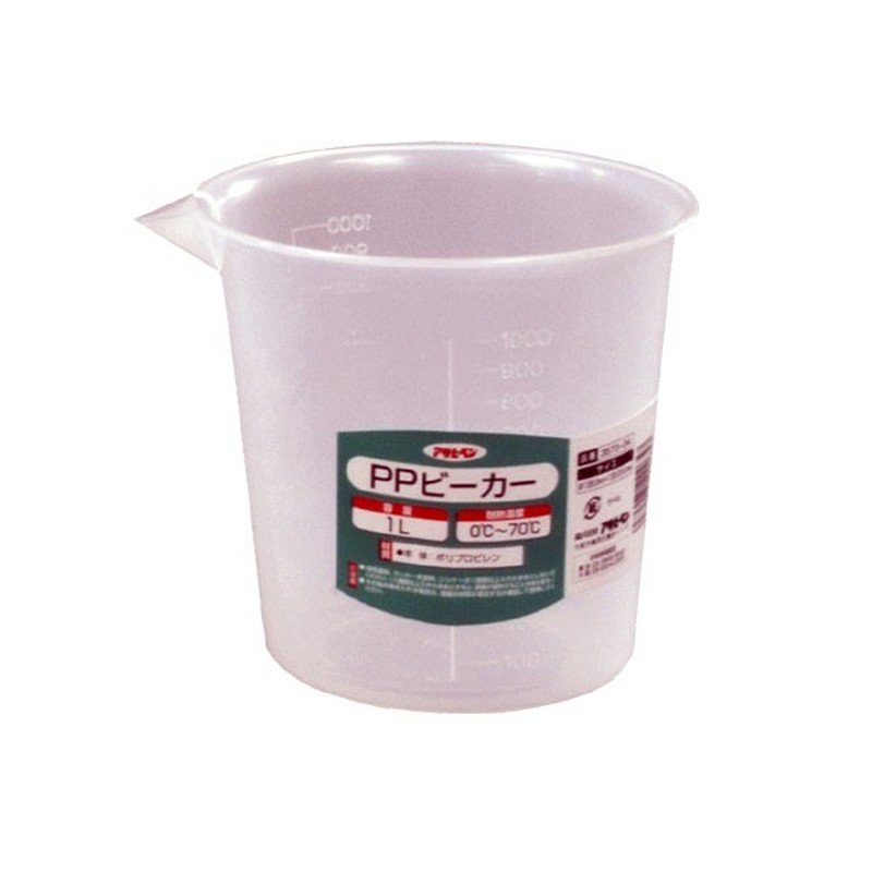 アサヒペン 9016190 PPビーカー 1L #3573-04 1個（ご注文単位1個）【直送品】