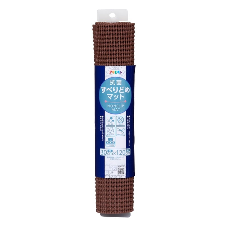 アサヒペン 9019273 抗菌すべりどめマット 30cm×120cm BW HS4-30 1個（ご注文単位1個）【直送品】