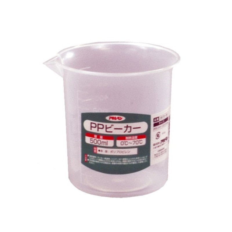アサヒペン 9016191 PPビーカー 500ml #3573-05 1個（ご注文単位1個）【直送品】