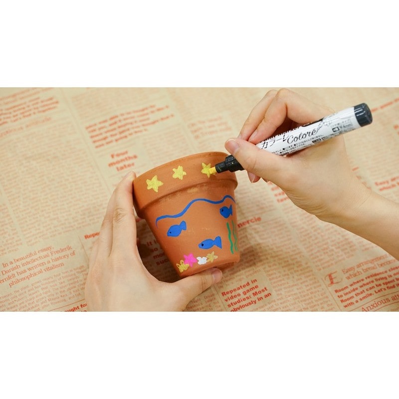 アサヒペン 9019344 水性ペイントマーカー カラーレ ゴールド 1個（ご注文単位1個）【直送品】