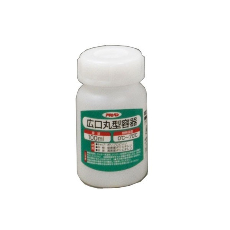 アサヒペン 9016297 広口丸型容器 100mL 1028-04 1個(ご注文単位1個)【直送品】