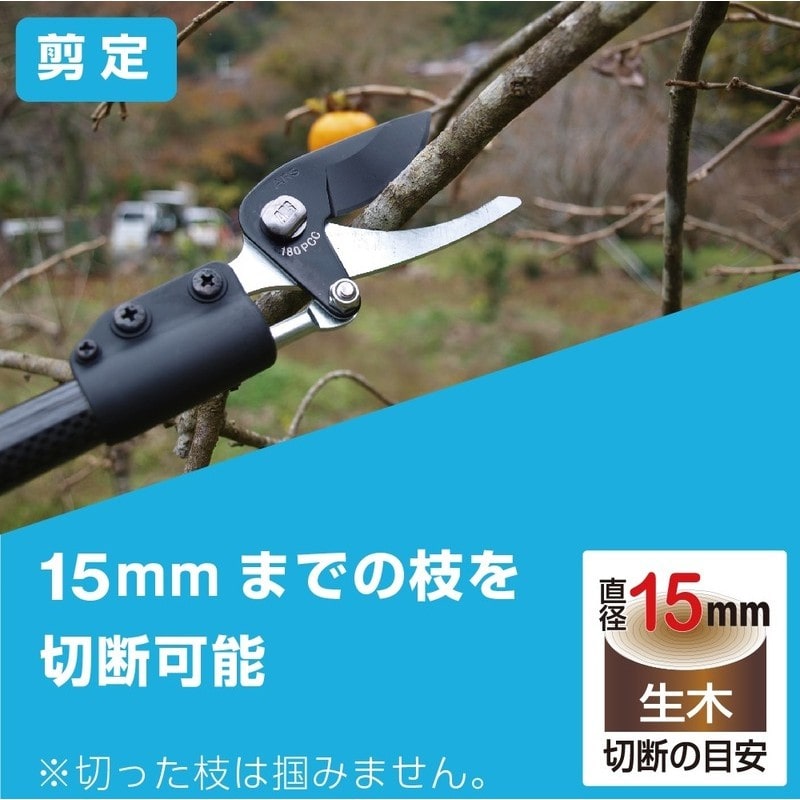 アルス 101786 アルス180PCC-1.2Dカーボンチョキ 剪定型 1個(ご注文単位1個)【直送品】