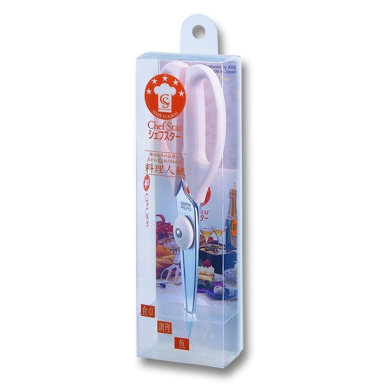 アルス 101426 5000-P シェフスター料理人鋏 ピンク 1個（ご注文単位1個）【直送品】