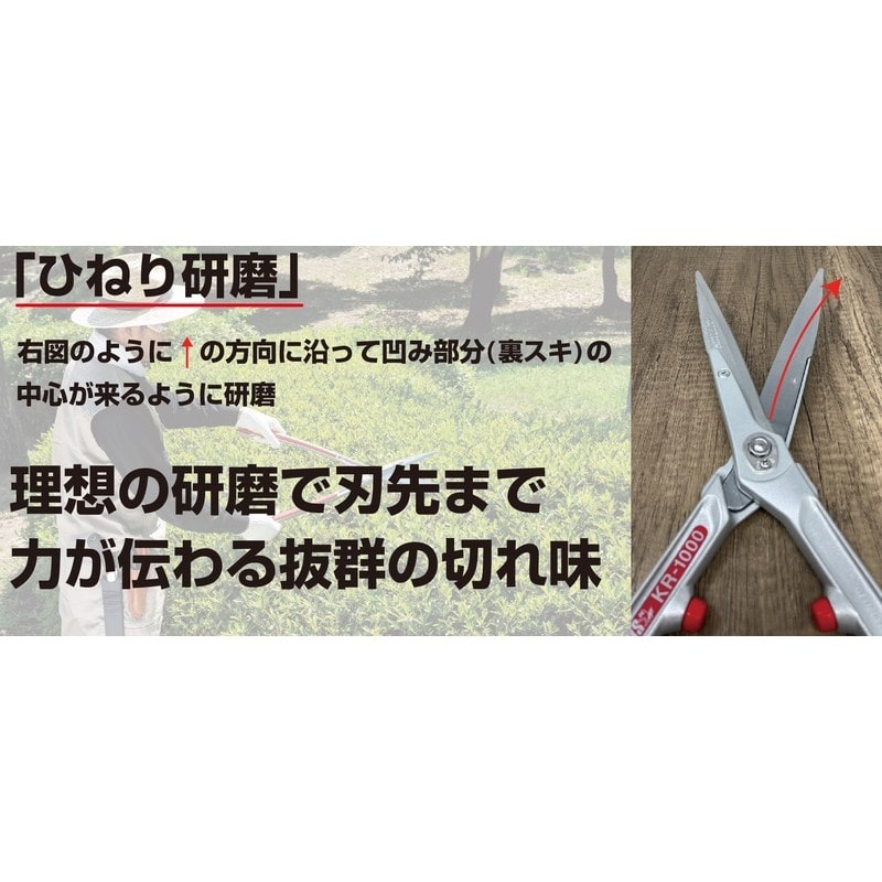 アルス 101614 KR-1000 替刃式軽量刈込鋏 1個（ご注文単位1個）【直送品】