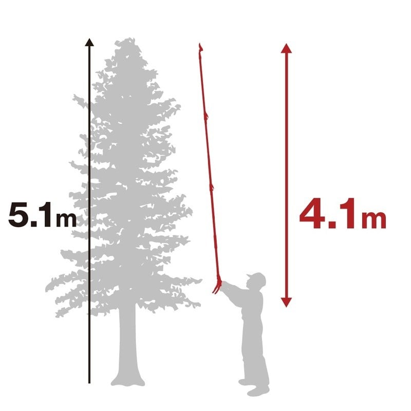 アルス 101776 150ZZ-4.1-6D 3本伸縮高枝Wズーム 1個(ご注文単位1個)【直送品】