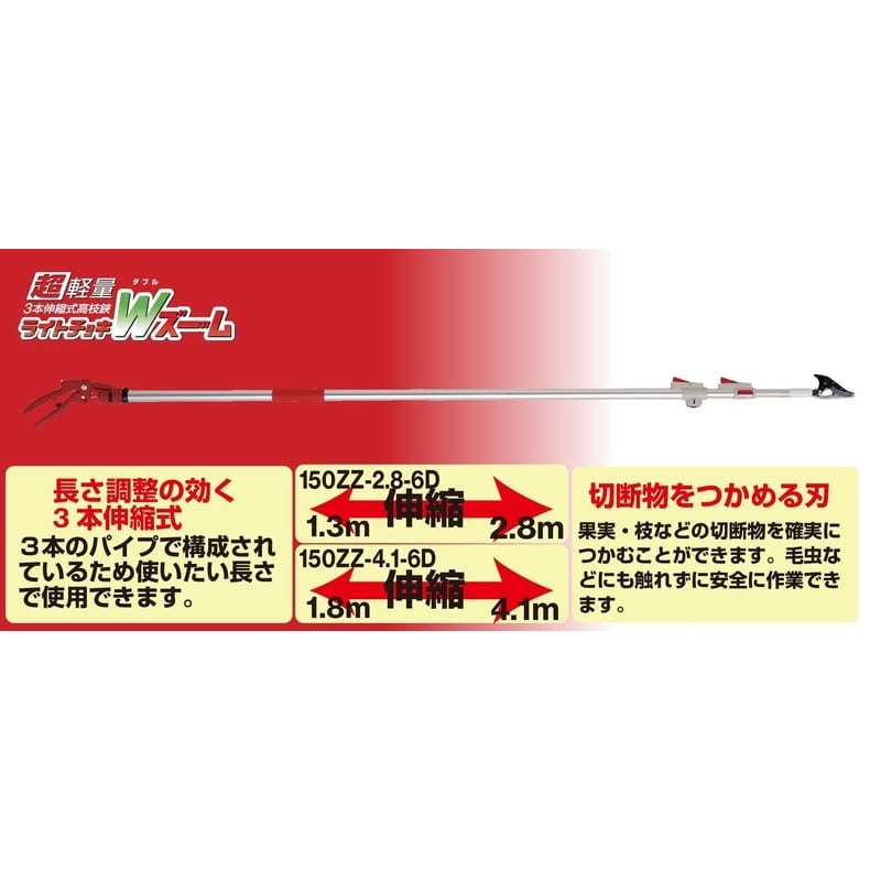 アルス 101739 150ZZ-2.8-6D ダブルズームコンパクト 1個（ご注文単位1個）【直送品】