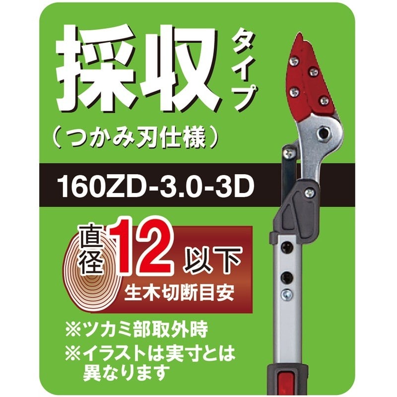 アルス 101780 160ZD-3.0-3Dズームチョキエコノ採集型 1個(ご注文単位1個)【直送品】