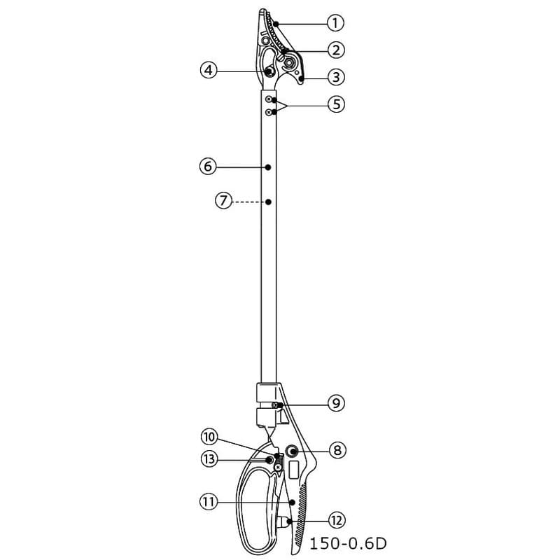 アルス 104461 150-0.6D フ-プ取付ネジ・ナット 999HP03 1個（ご注文単位1個）【直送品】