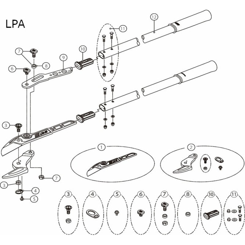 アルス 104654 ゆるみ止め金具 999LPB08 1個(ご注文単位1個)【直送品】