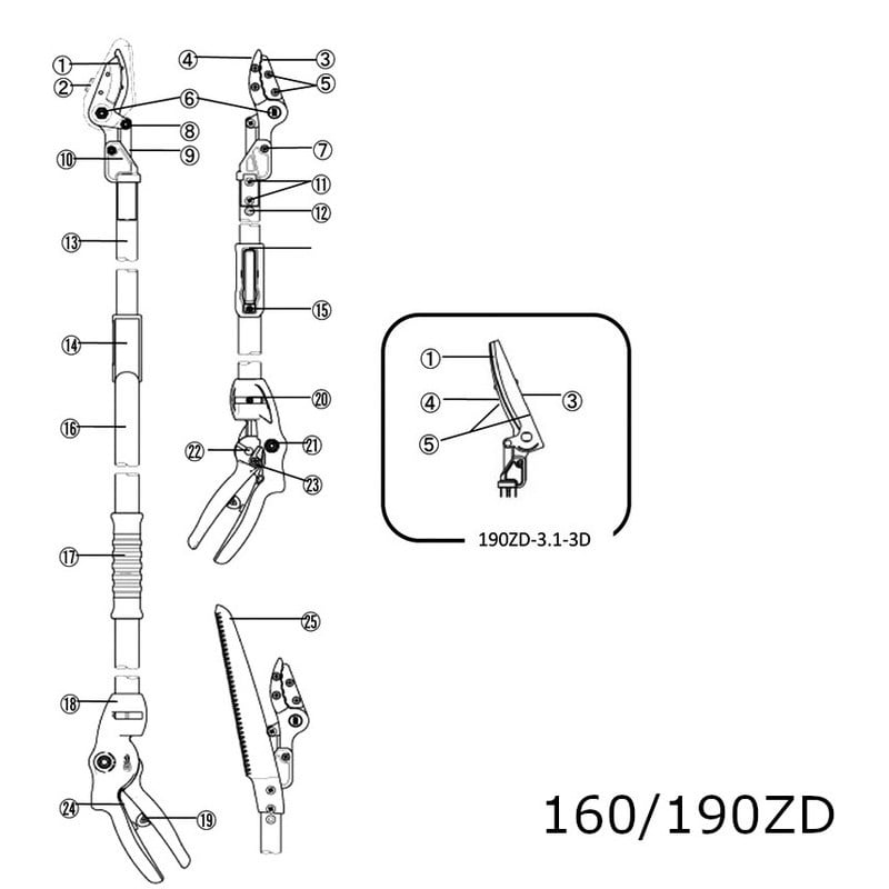 アルス 104321 190ZTR 受刃ツカミ ネジ付 999ZTR06 1個(ご注文単位1個)【直送品】